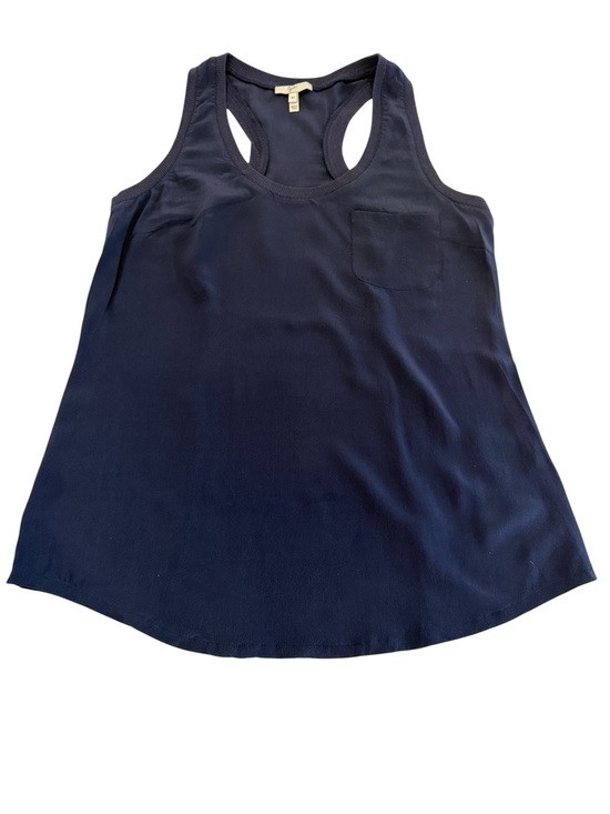 Joie Tops - Joie Navy Racerback Pocket Tank